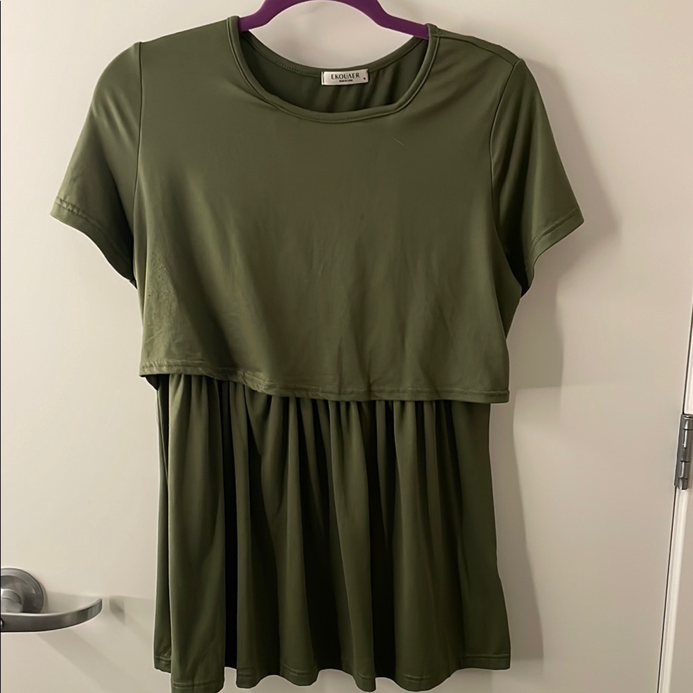 Green nursing top